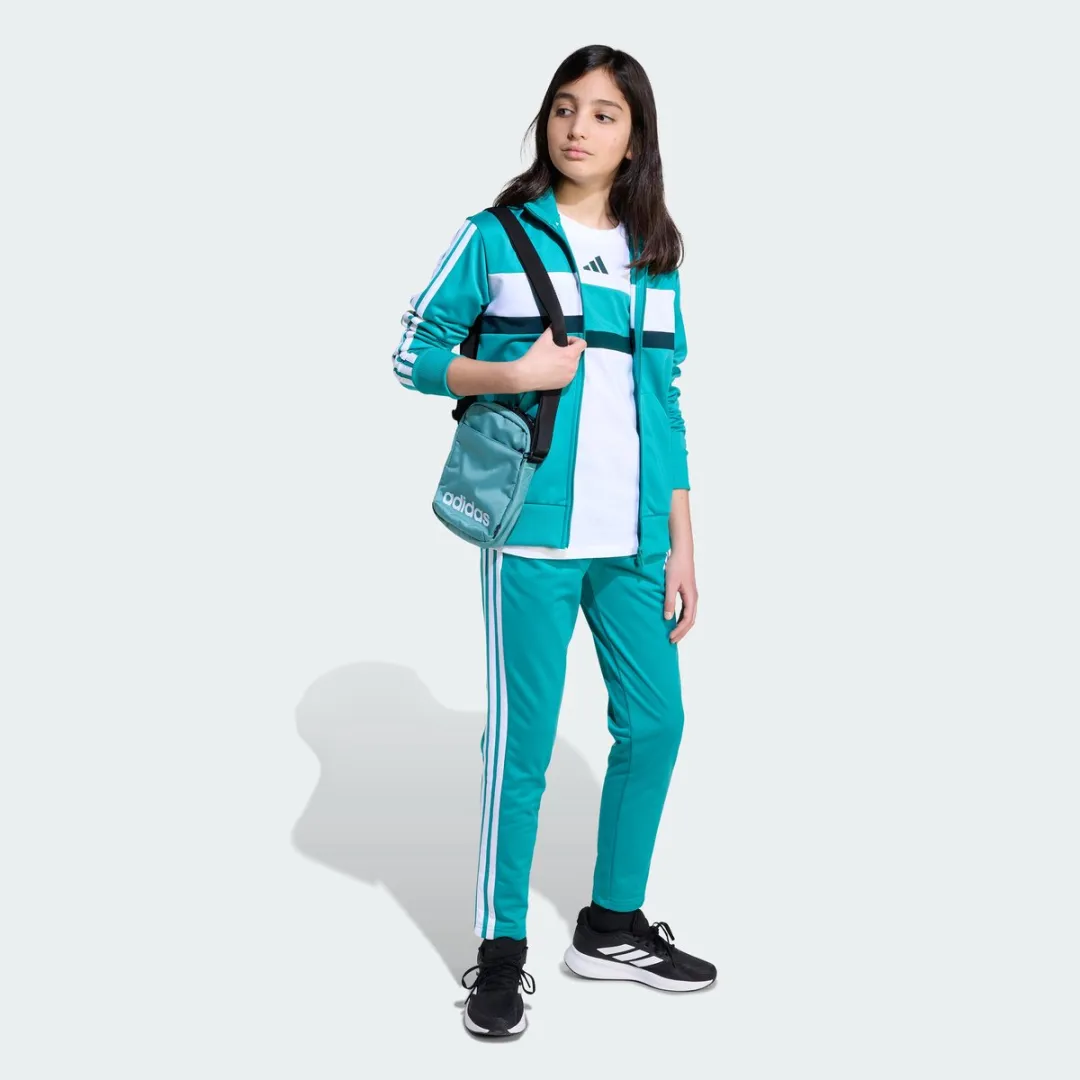 Adidas Tiberio 3-Stripes Trainingspak Kids - Groen 164