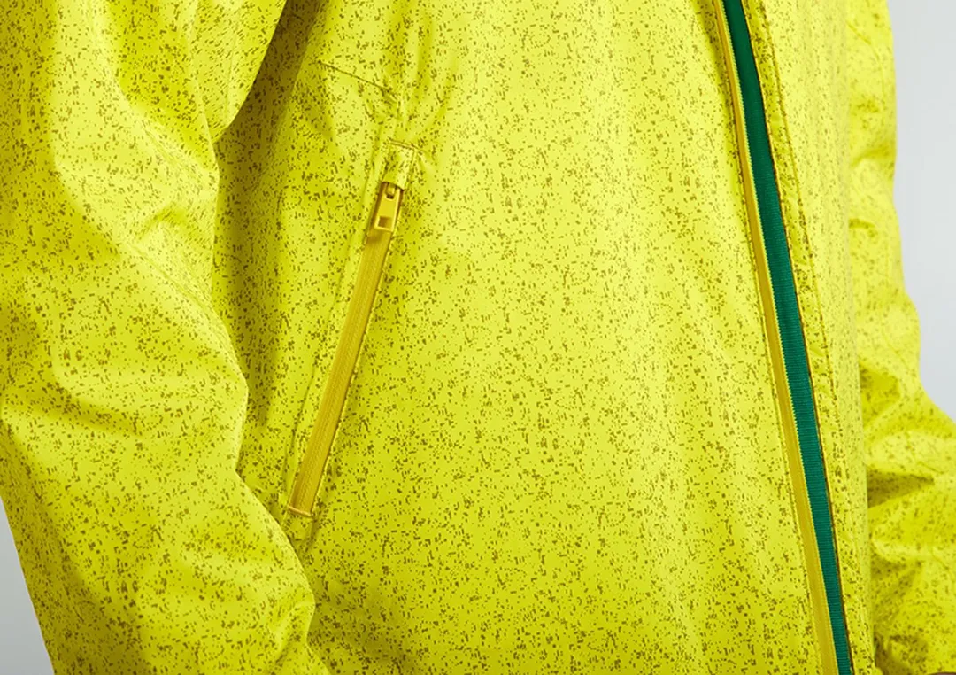 Basil Skane HiVis Regenjas - Heren - Neongeel - Maat L