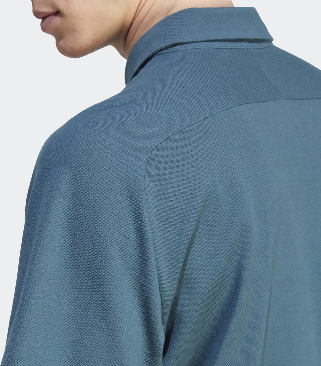 adidas Z.N.E. Premium Poloshirt IJ6134 - Heren - XS - Turquoise