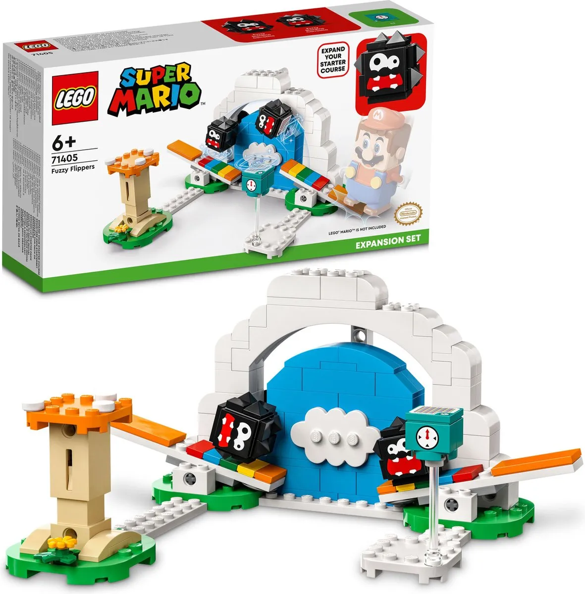 LEGO Super Mario Fuzzies en Flippers 71405 - Meerkleurig - afbeelding 3 van 6