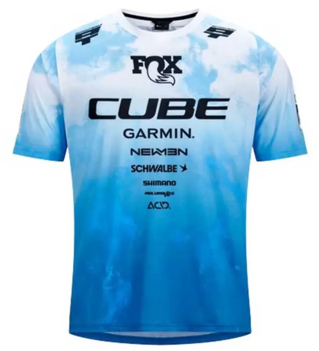 Cube Actionteam Enduro Trui - M - Blauw/ Groen - afbeelding 3 van 6