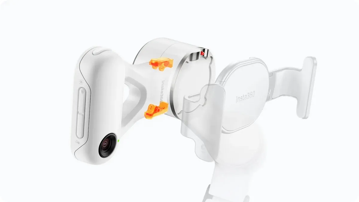 Insta360 Flow 2 AI Tracker Bundle - Stone Gray