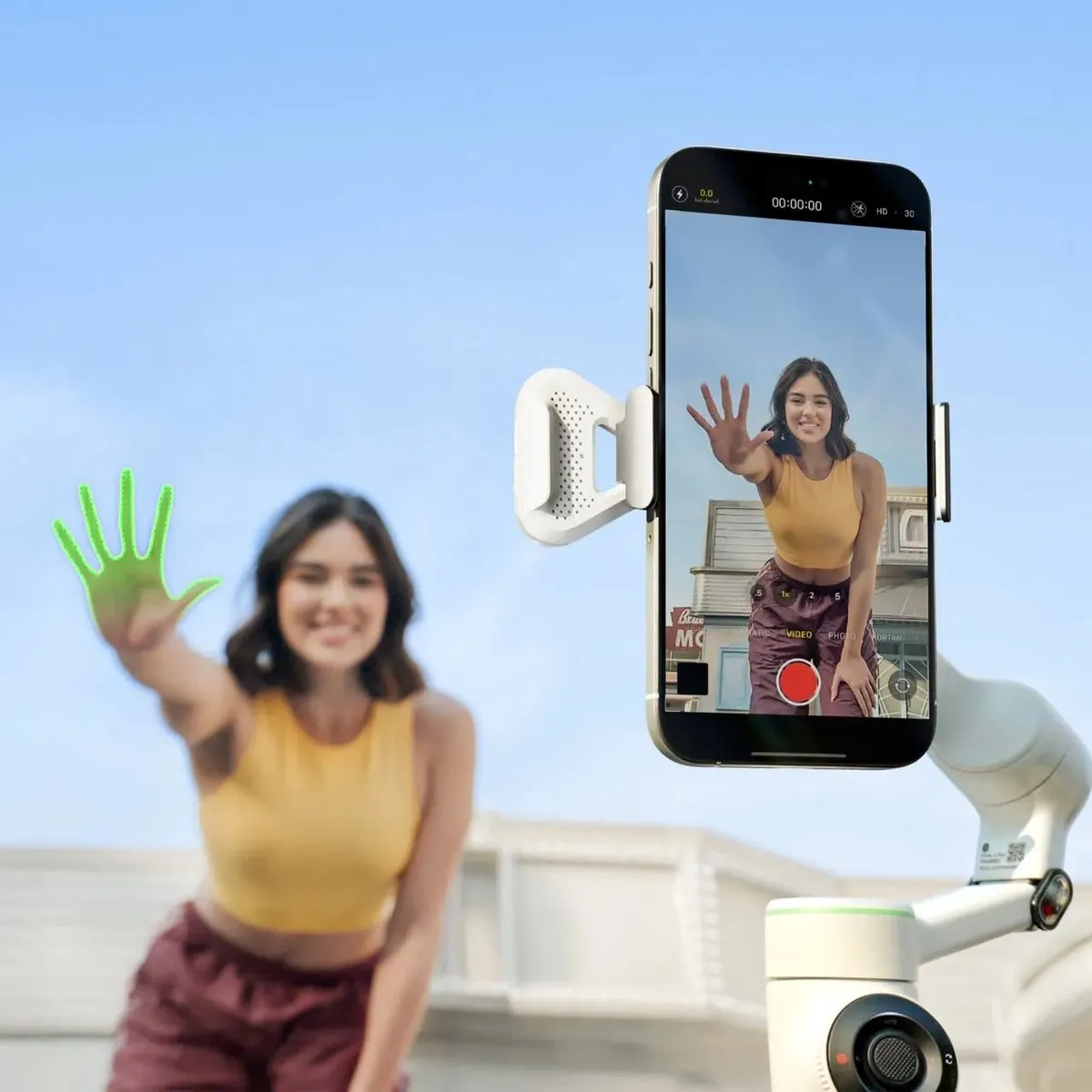 Insta360 Flow 2 AI Tracker Bundle - Stone Gray