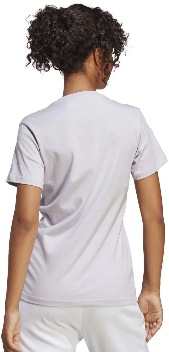 adidas Essentials Logo Tee Dames - Paars - Maat S