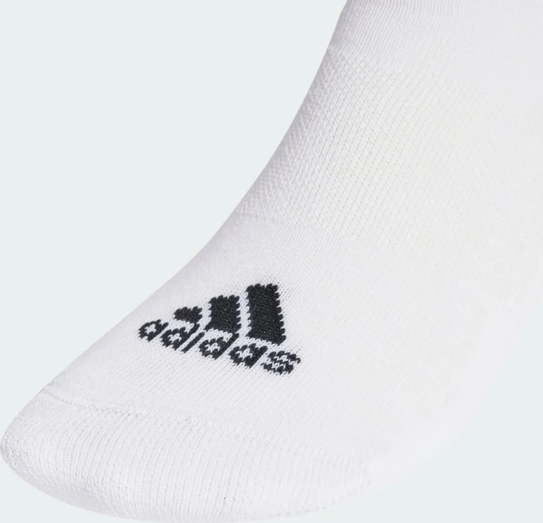 Adidas 3-Stripes Cushioned Korte Sokken 3 Paar - Wit