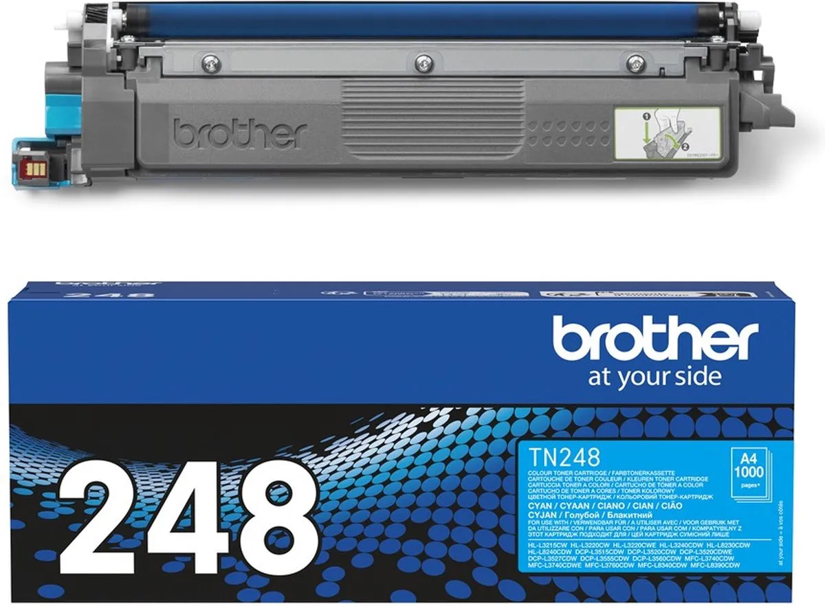 Brother TN-248C Tonercartridge - Cyaan 1000 Pagina's