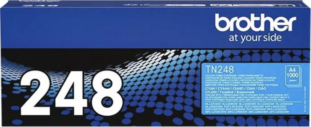 Brother TN-248C Tonercartridge - Cyaan 1000 Pagina's