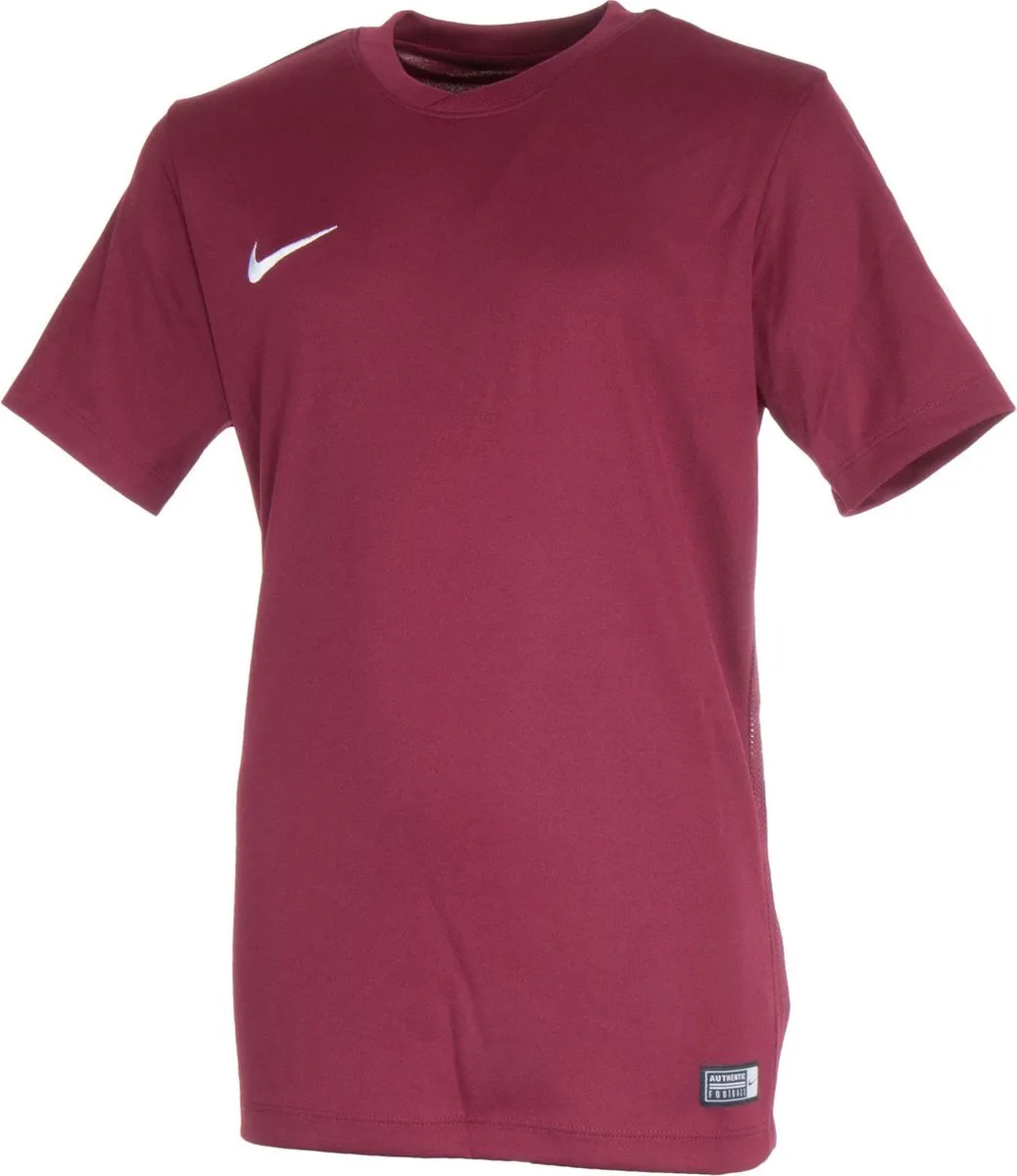 Nike SS Youth Park VI Sportshirt 128 - Team Red/Wit