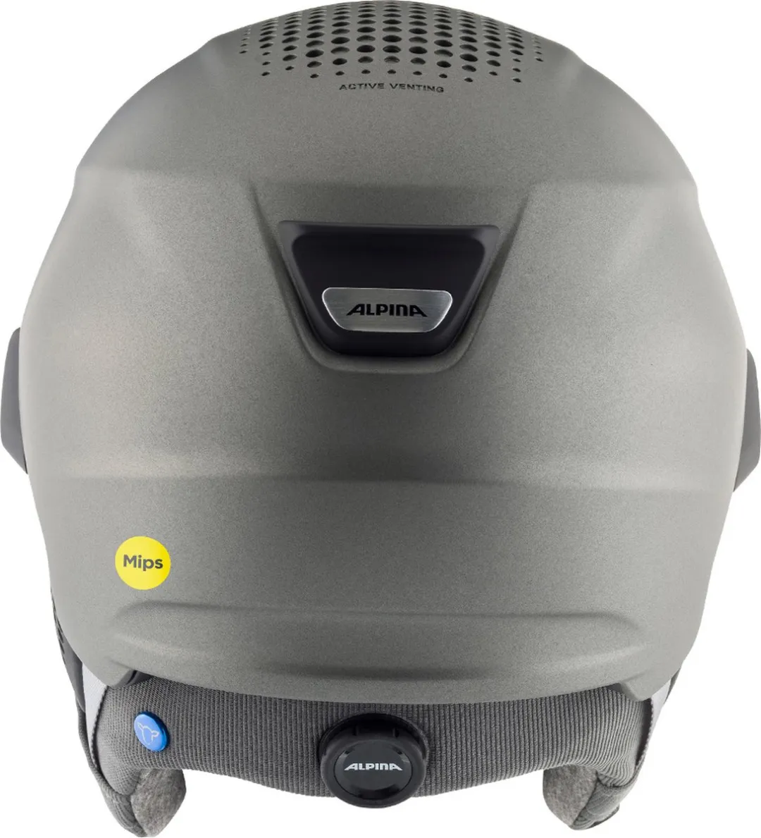 Alpina Oro QV MIPS Skihelm - Gunmetal Matt - S/M