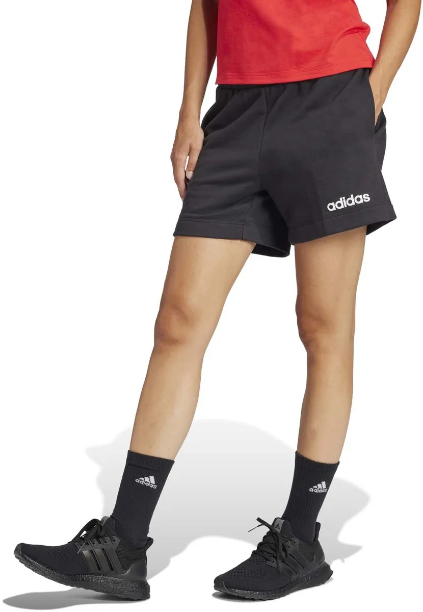 Adidas Sport W Lin FT Shorts Trainingsbroek S - Zwart