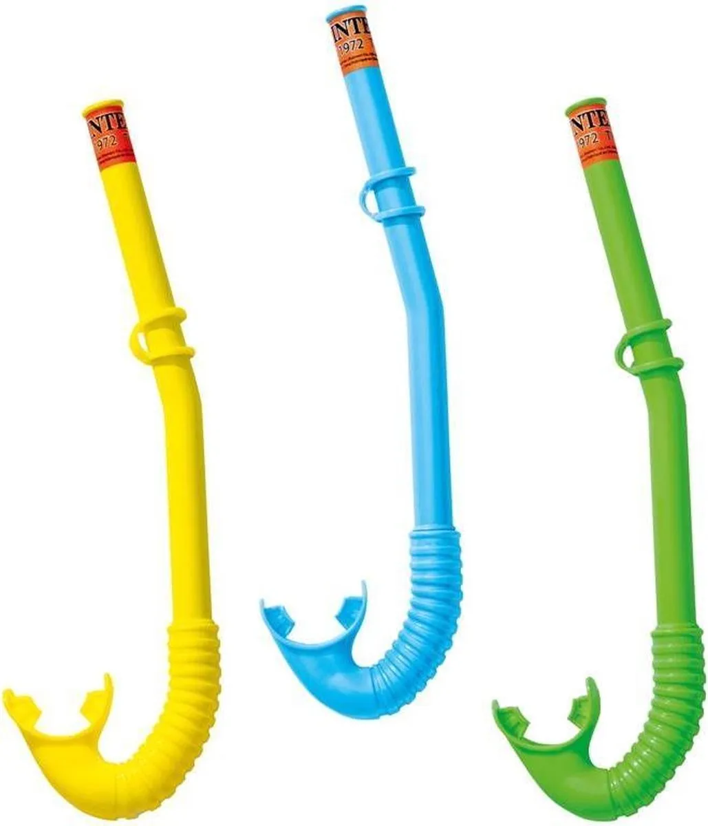 Intex Hi-Flow Kindersnorkel - Geel/Oranje