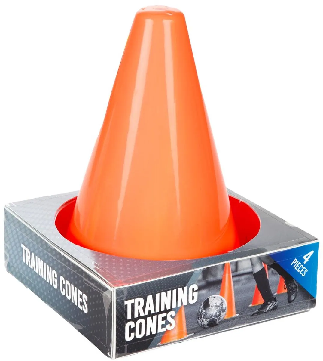 Toi-Toys Voetbal Pionnen Oranje - 4 Stuks