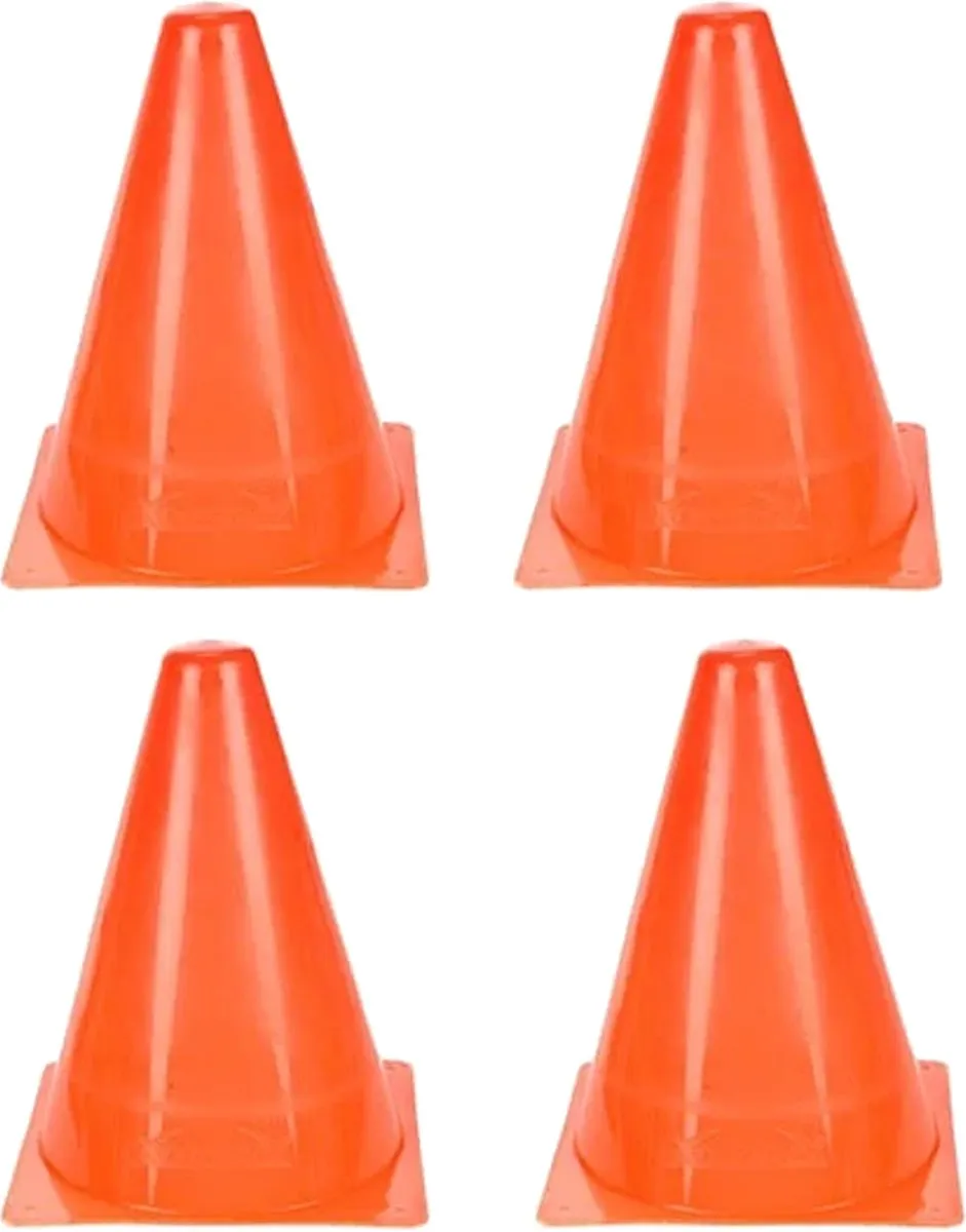 Toi-Toys Voetbal Pionnen Oranje - 4 Stuks
