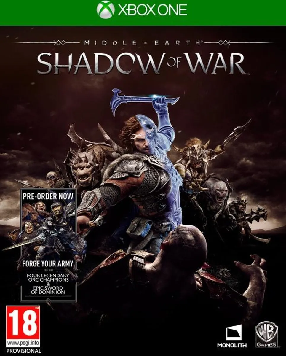 Warner Bros Middle-Earth: Shadow of War Xbox One