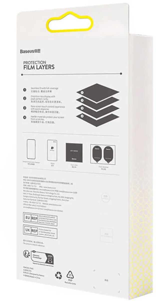 Baseus Transparant Gehard Glas Realme GT Neo5 - afbeelding 3 van 5