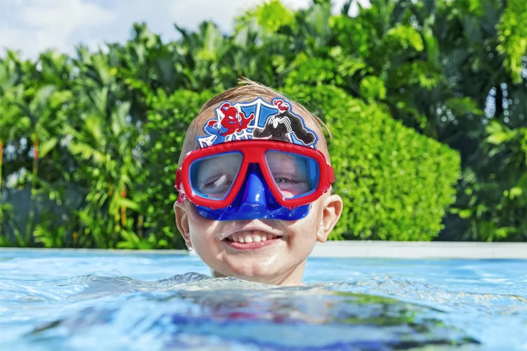 Bestway Spider-Man Siliconen Duikmasker - Blauw