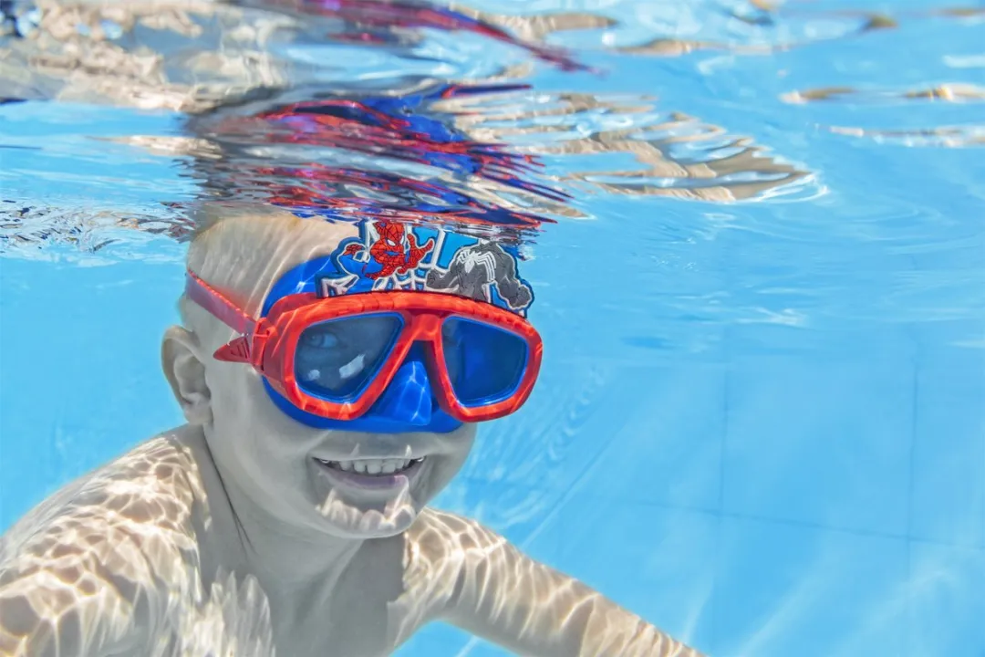 Bestway Spider-Man Siliconen Duikmasker - Blauw