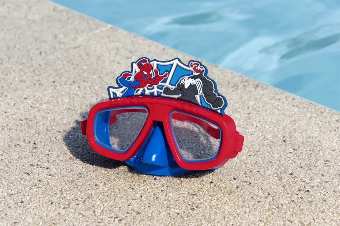 Bestway Spider-Man Siliconen Duikmasker - Blauw - afbeelding 6 van 6