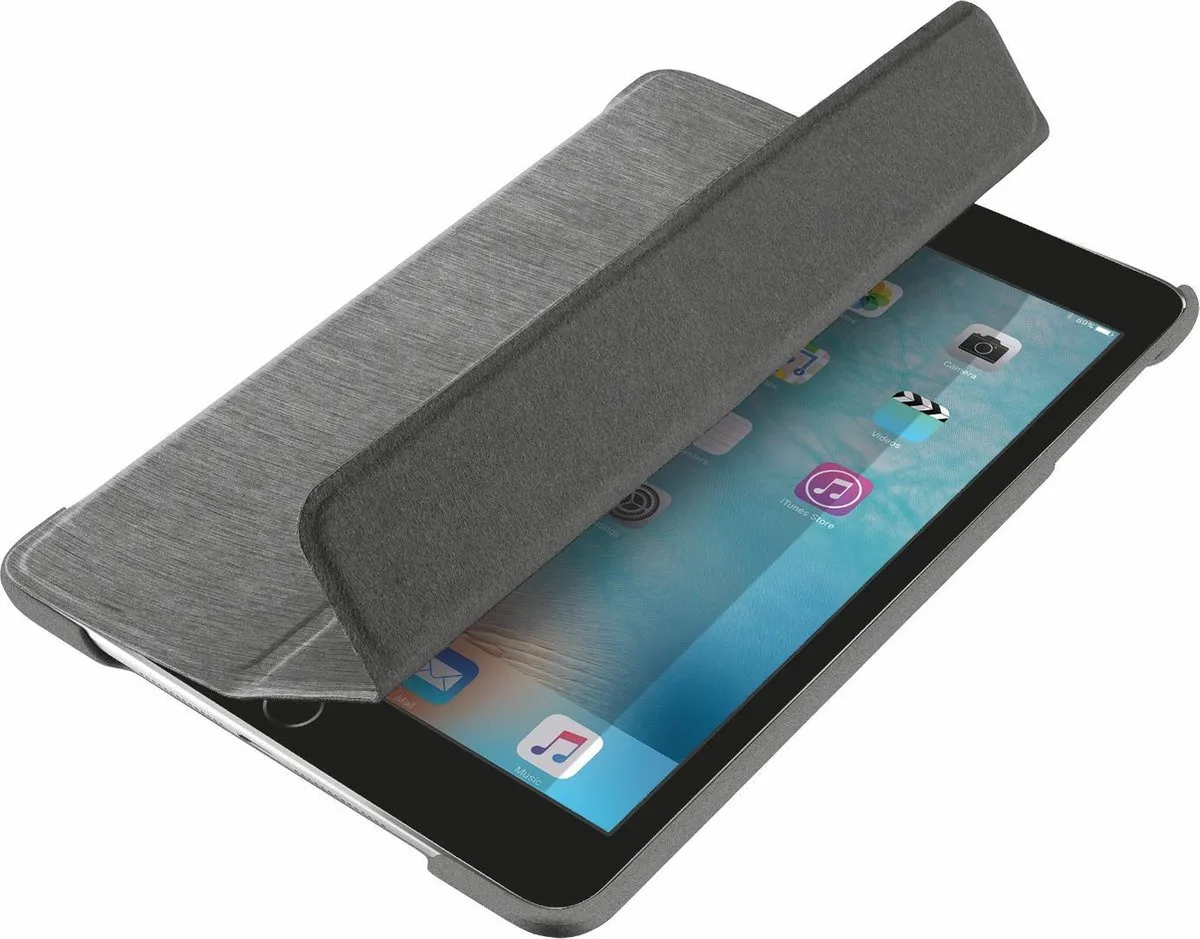 Trust Aurio Smart Folio 21104 - iPad mini 4 Grijs