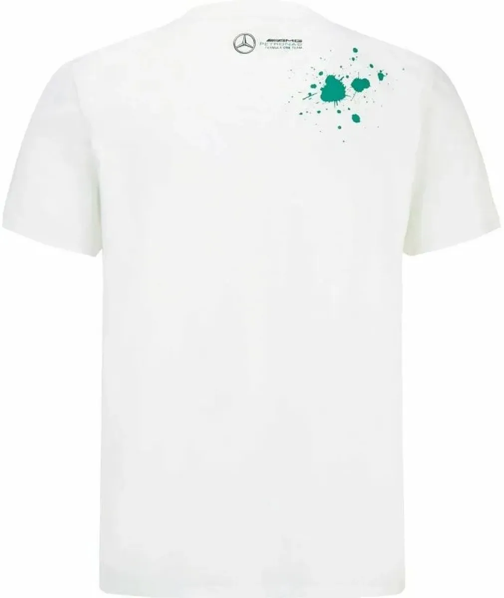 Mercedes F1 George #63 T-shirt - Wit