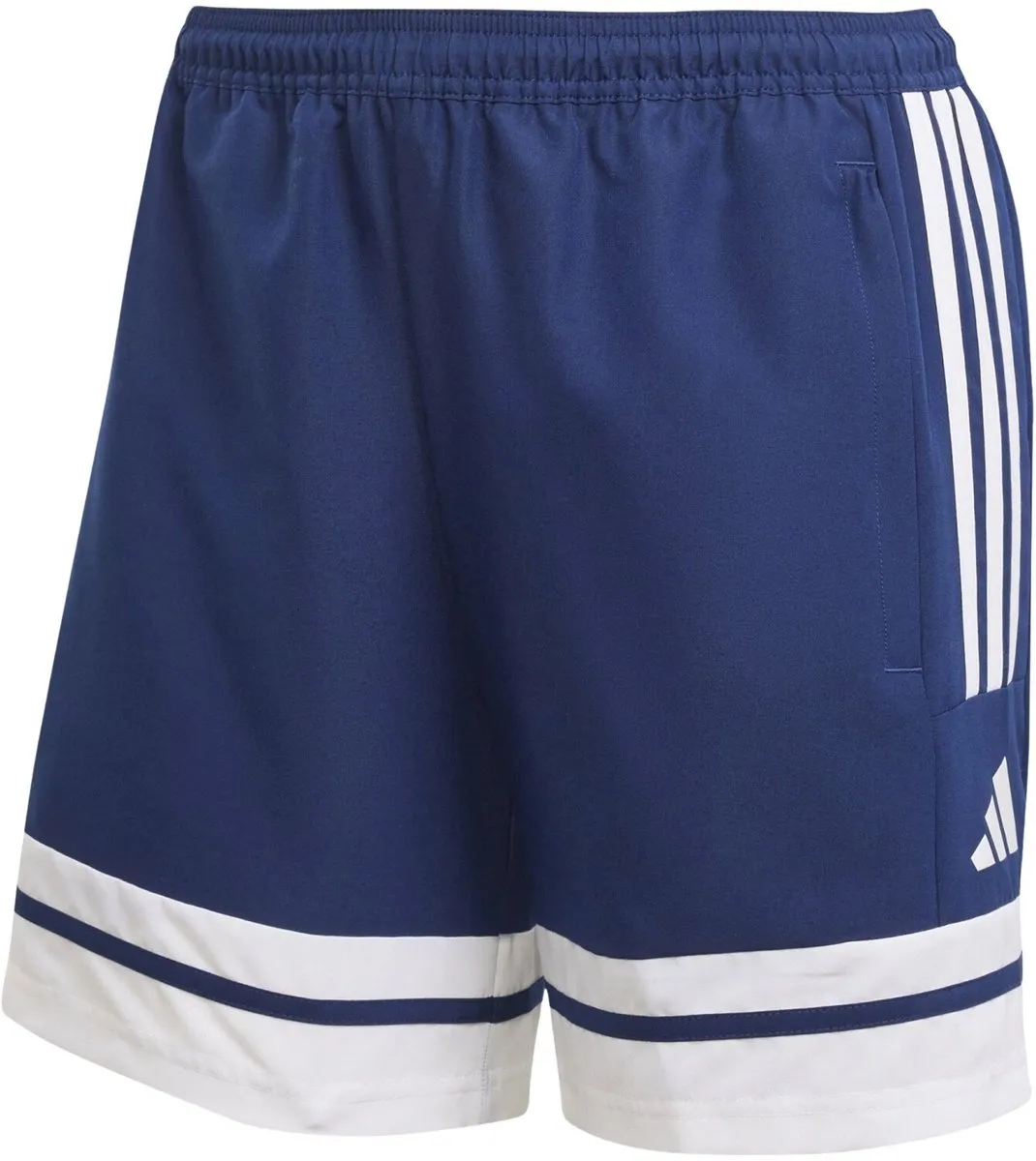 adidas Squadra 25 Short Dames XS - Donkerblauw/Wit