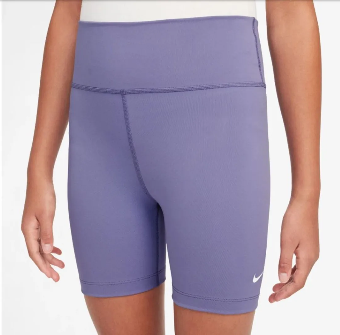 Nike One Dri-FIT Biker Shorts 12.5cm - Paars - Maat 158/170