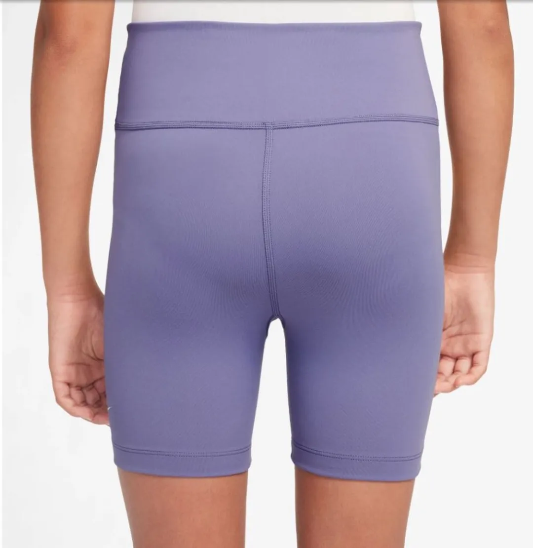 Nike One Dri-FIT Biker Shorts 12.5cm - Paars - Maat 158/170