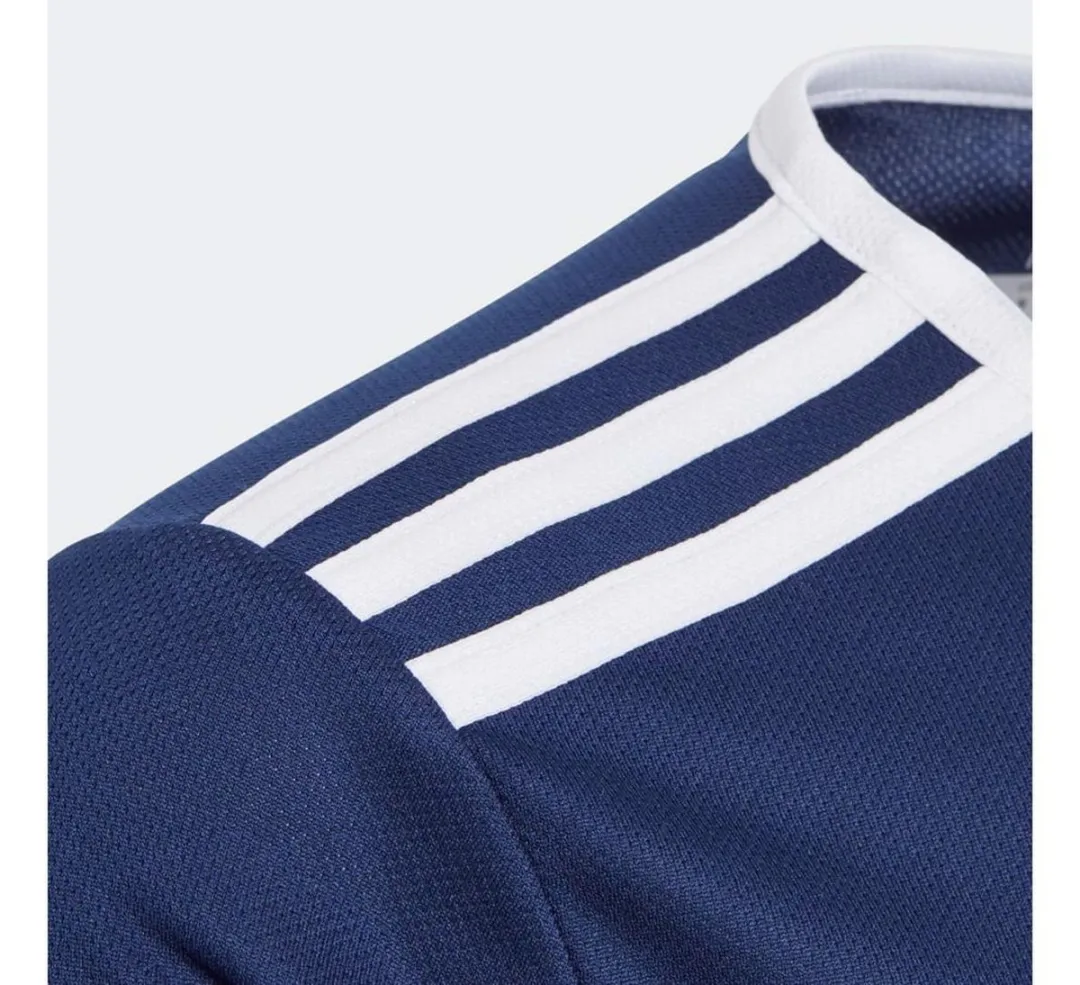 adidas Sportshirt CF1047 - Maat 116 - Donkerblauw/Wit