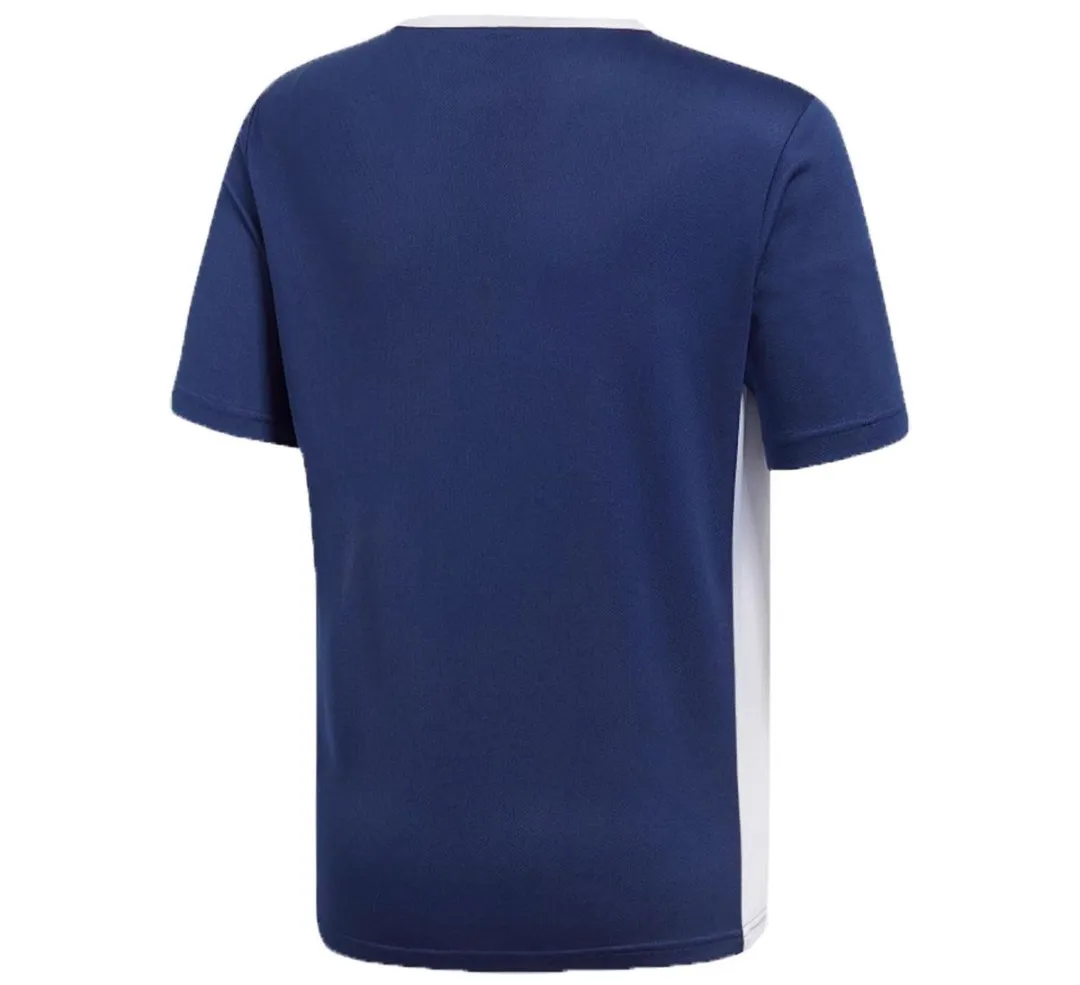 adidas Sportshirt CF1047 - Maat 116 - Donkerblauw/Wit