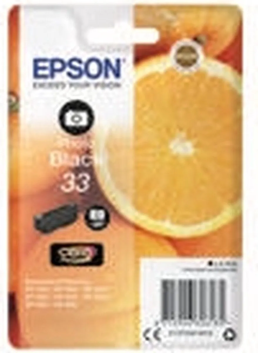 Epson C13T33414010 Foto Zwart Inktcartridge - 200 Pagina's