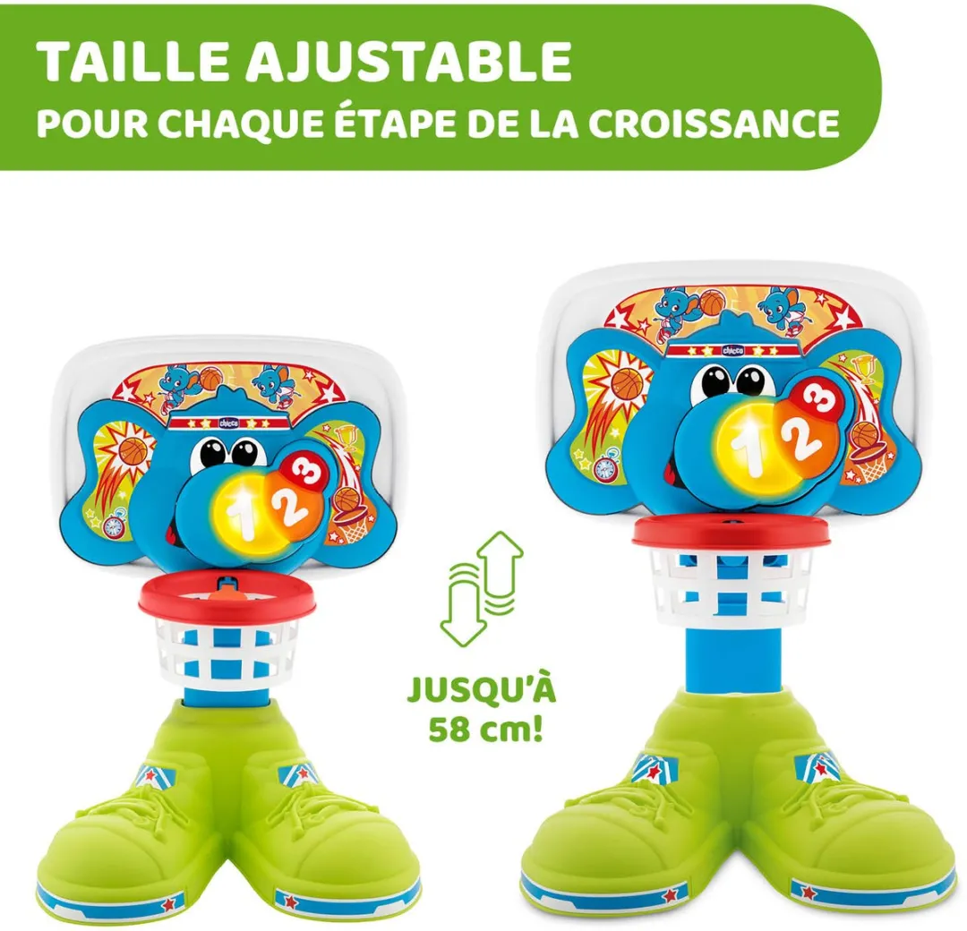 Chicco Basket League Junior Basketbalspel 58cm - Multicolor