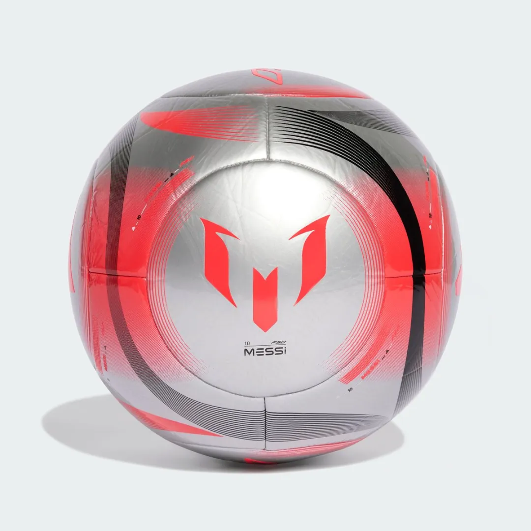 Adidas Performance Messi Club Bal 5 - Zilver