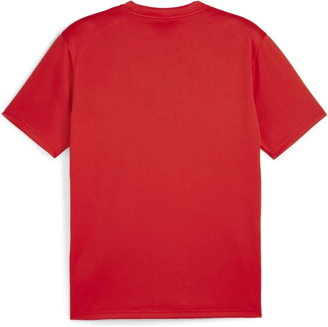 PUMA teamGOAL Heren Sportshirt - Rood/Wit - XL