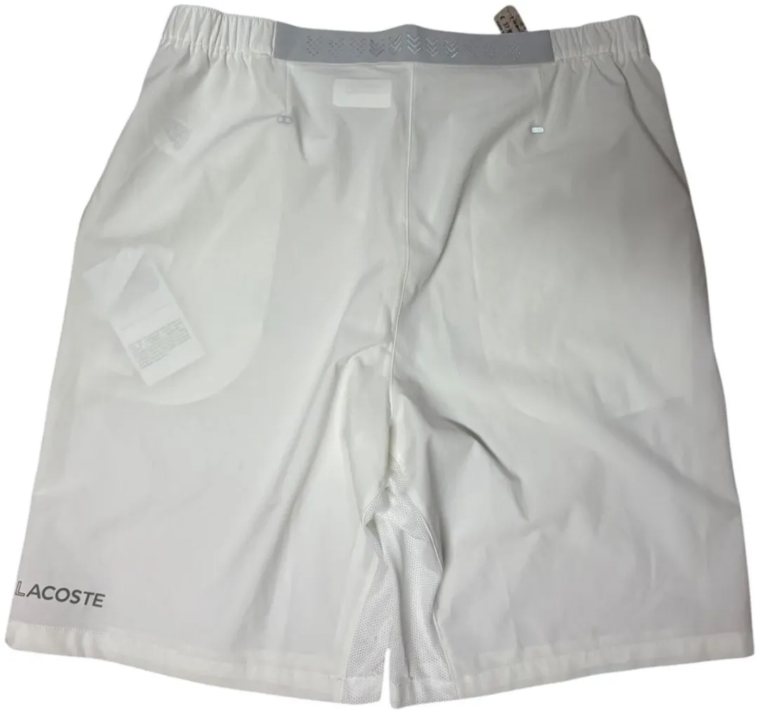 Lacoste Sport Korte Broek Heren L - Wit