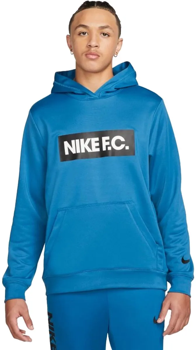 Nike Dri-FIT Libero Hoodie M - Blauw