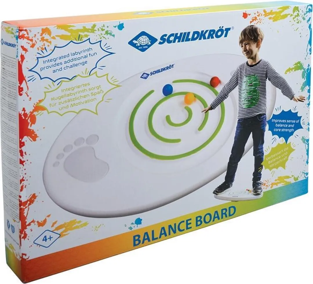 Schildkröt Funsports Balansbord Junior 45x30cm - Wit