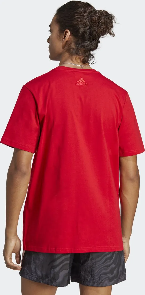 adidas Sportswear Essentials Big Jersey T-shirt IC9352 - Rood S