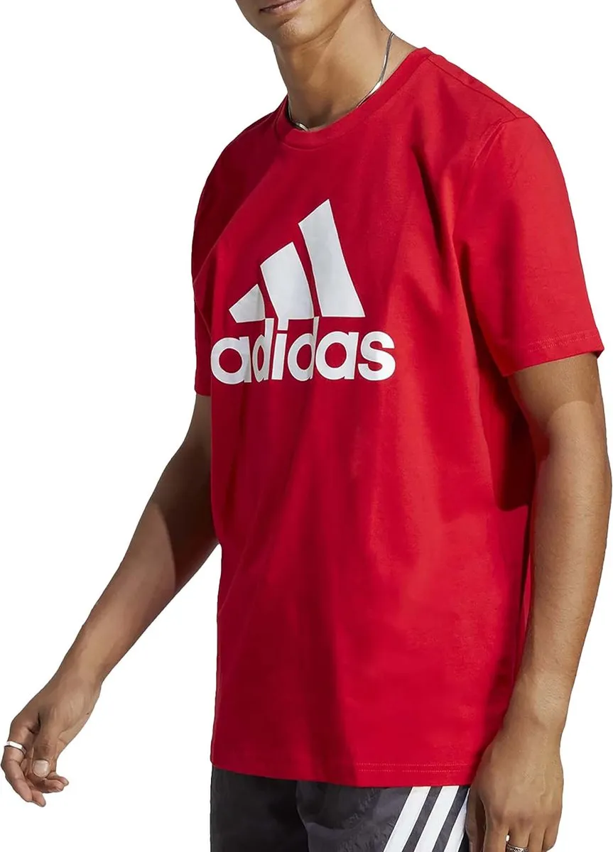 adidas Sportswear Essentials Big Jersey T-shirt IC9352 - Rood S