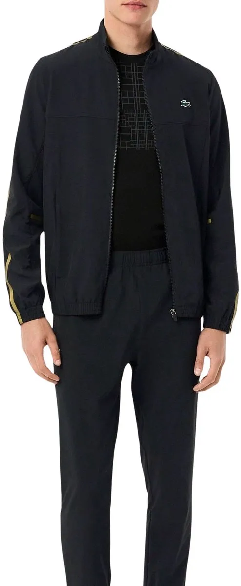 Lacoste Tennis x Novak Djokovic Joggingpak M - Zwart/Goud