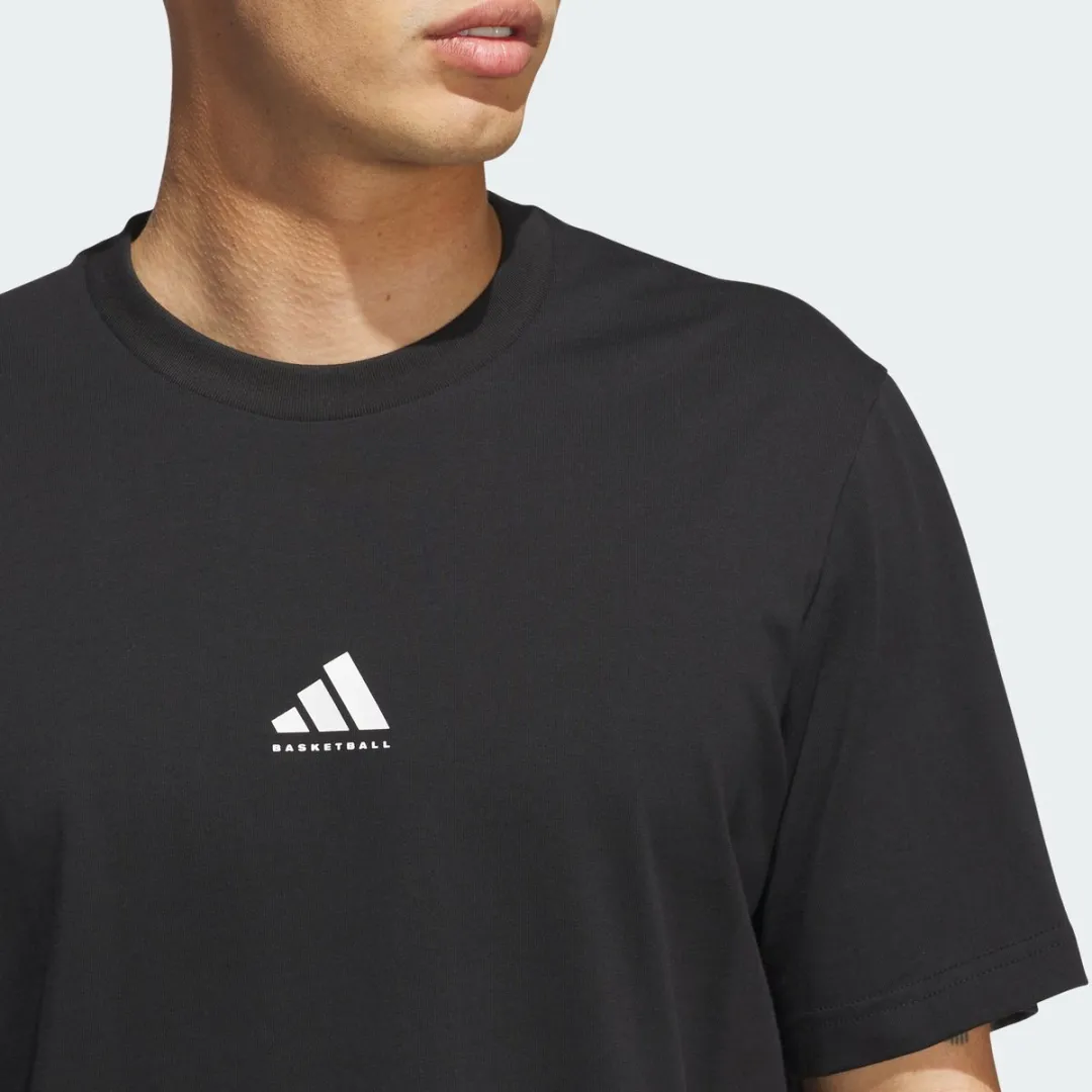 adidas Performance Basketball T-shirt JX0083 - Heren - Zwart