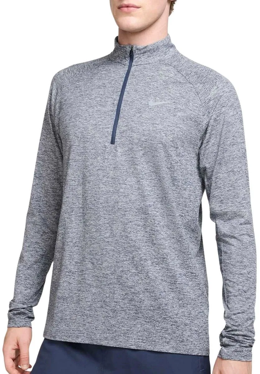 Nike Stride Dri-FIT Half-Zip Hardloopshirt Heren L - Donkerblauw