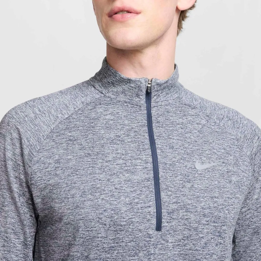 Nike Stride Dri-FIT Half-Zip Hardloopshirt Heren L - Donkerblauw