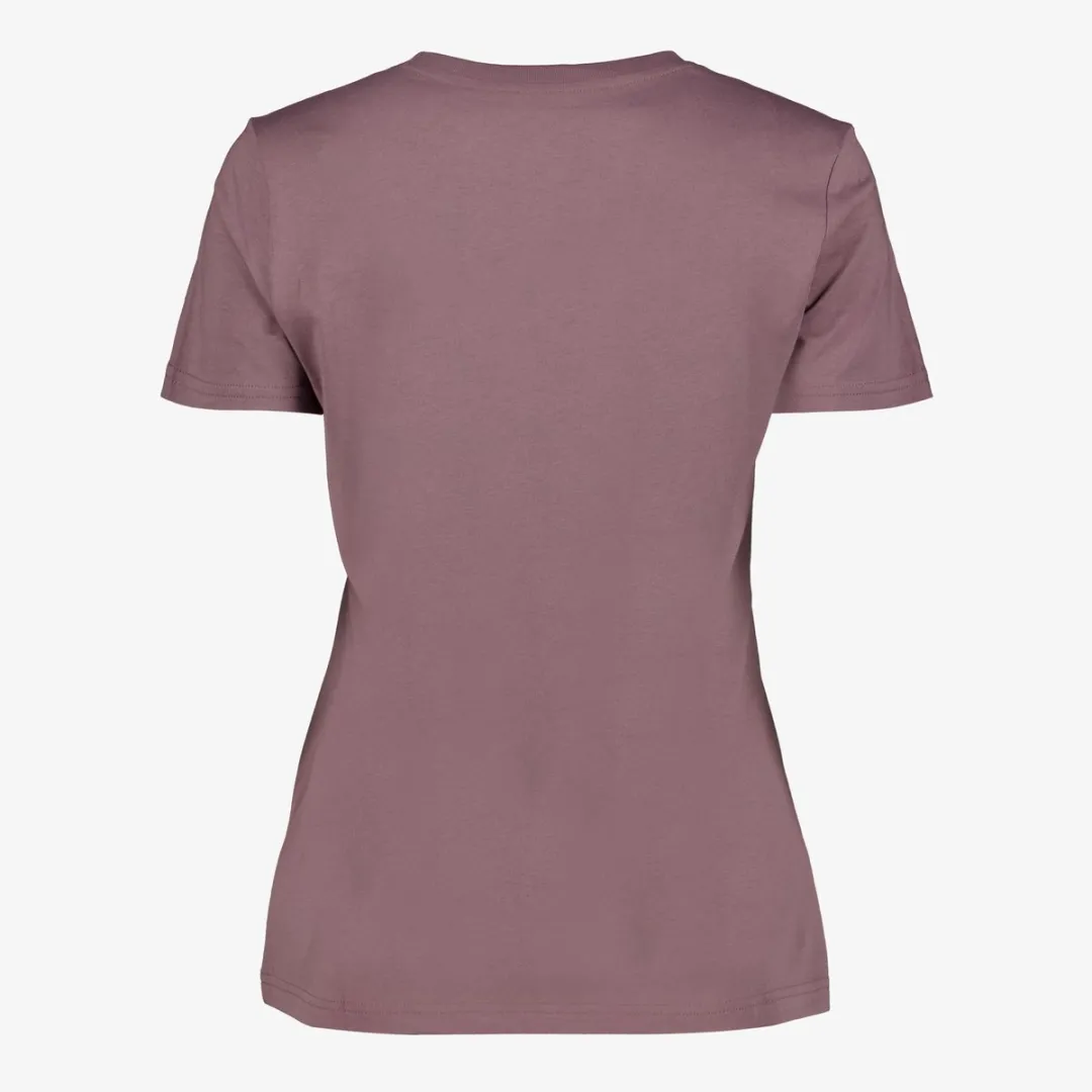 PUMA ESS Metallic No. 1 Logo Dames T-shirt - Paars M