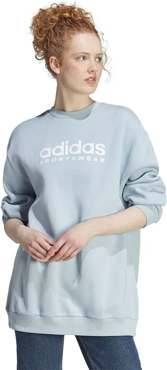 Adidas All Szn Fleece Graphic Sweatshirt - Blauw M
