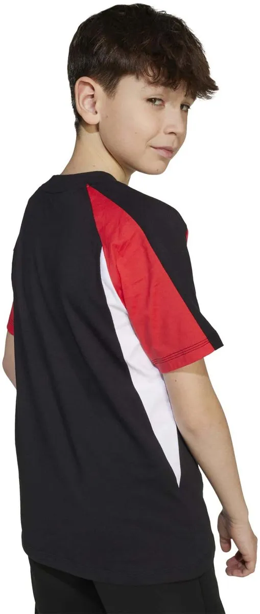Adidas Sportswear J CB T Kinder T-shirt - Maat 176 - Zwart/Rood