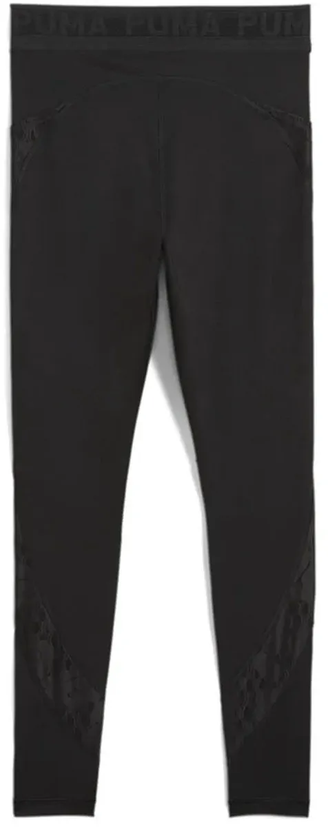 PUMA Lace Hoge Taille 7/8 Leggings - L - Zwart