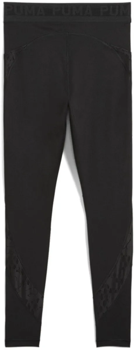 PUMA Lace Hoge Taille 7/8 Leggings - L - Zwart