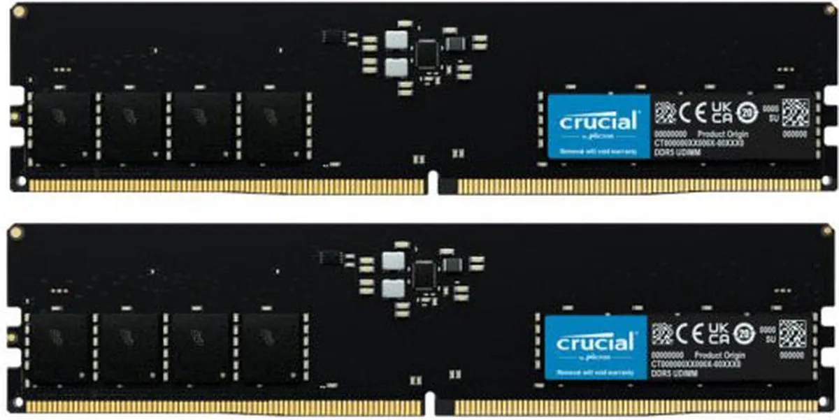 Crucial CT2K16G56C46U5 DDR5 Geheugen 32GB (2x16GB) ECC - afbeelding 6 van 6