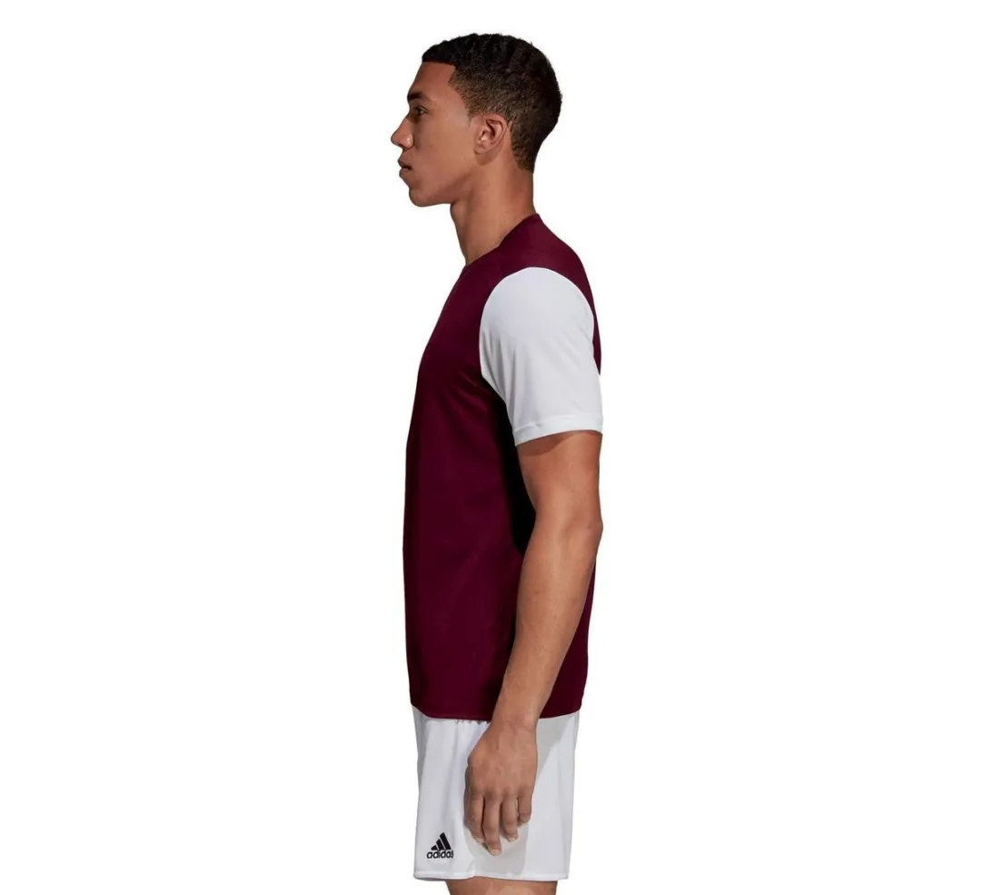 adidas Estro 19 Sportshirt DP3239 - 164 - Bordeaux Rood/Wit - afbeelding 6 van 6