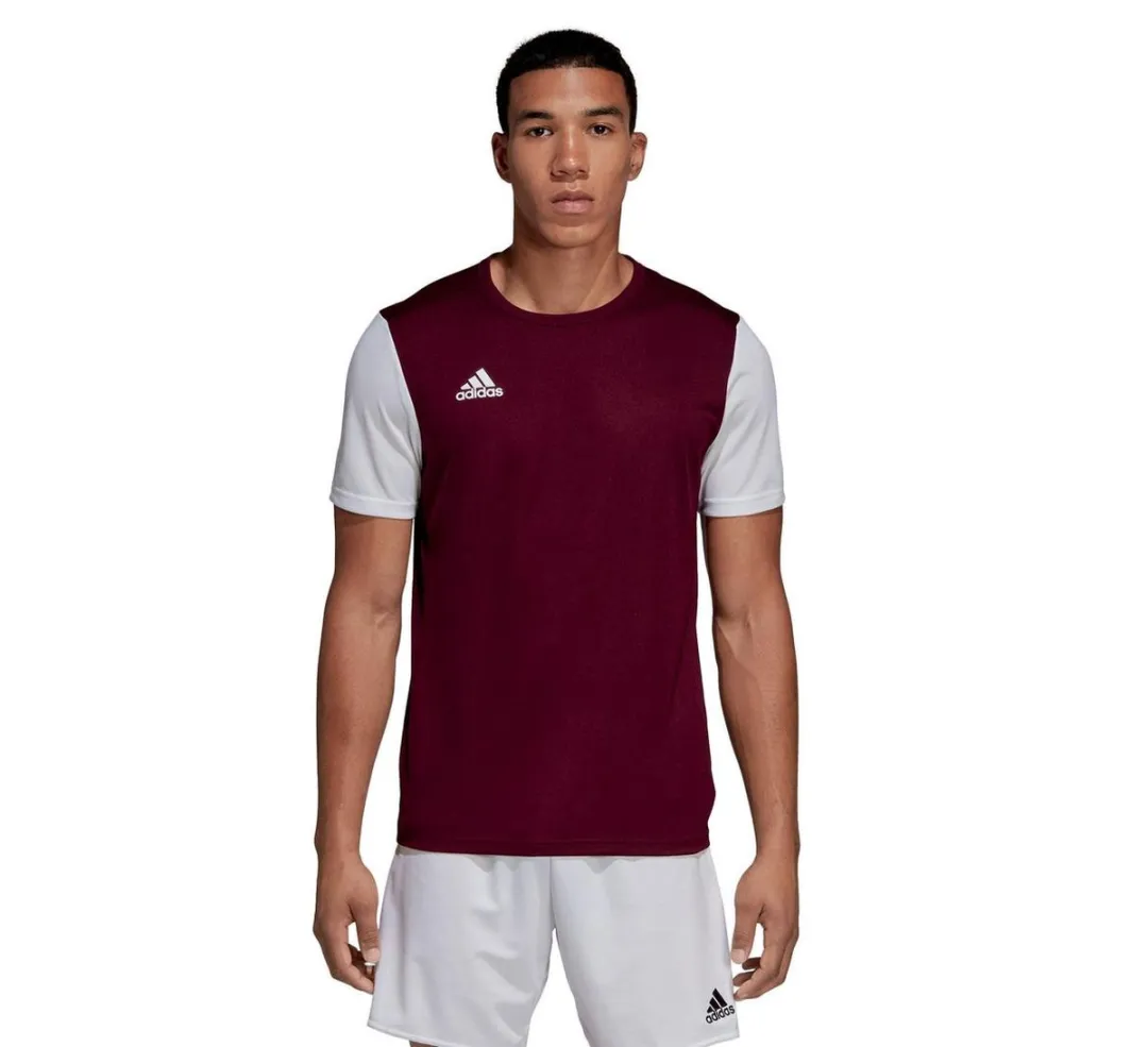 adidas Estro 19 Sportshirt DP3239 - 164 - Bordeaux Rood/Wit